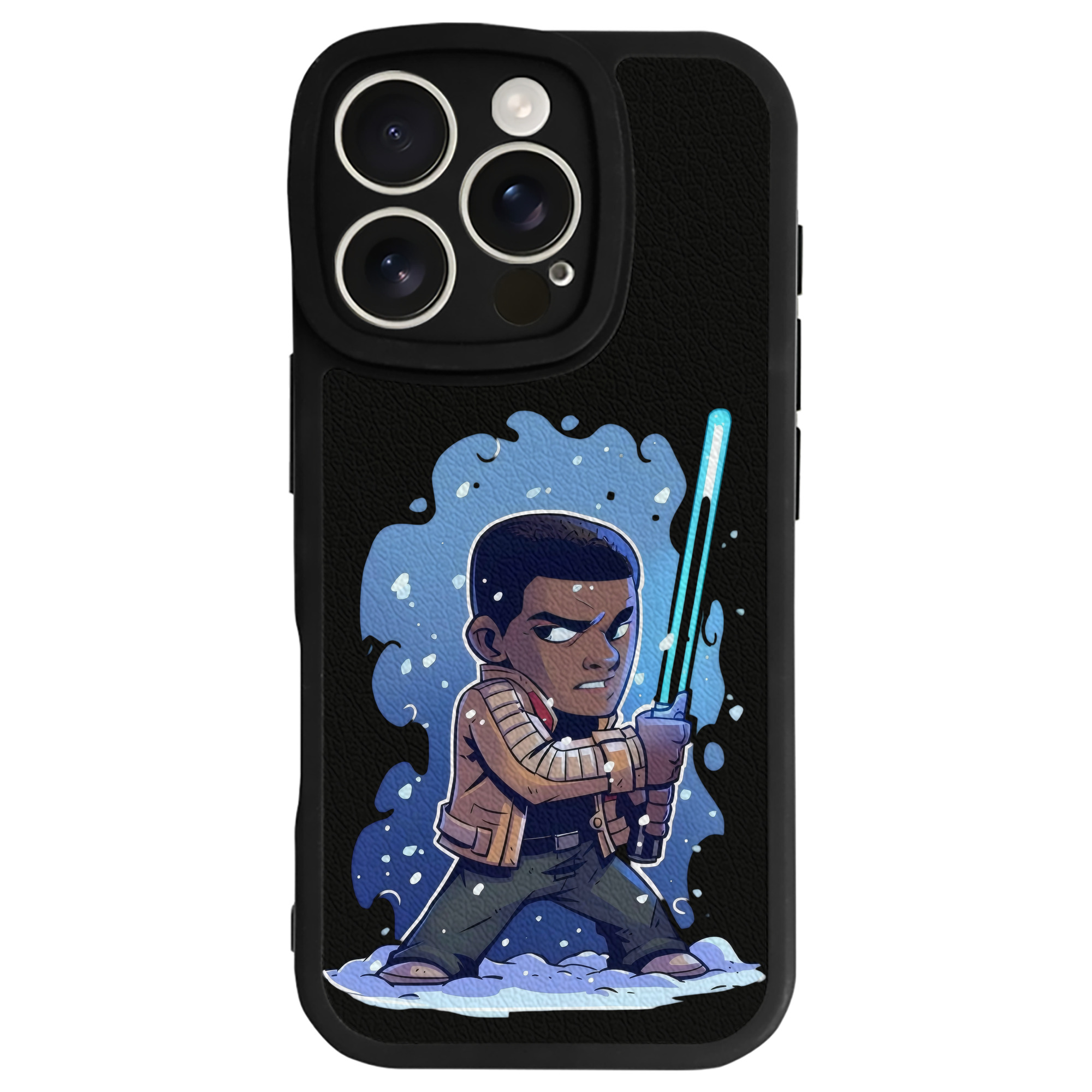 （画像用） スター・ウォーズ Star Wars 【iPhone 16シリーズ対応】シリコンスマホケース（レザー調） 材質：シリコン